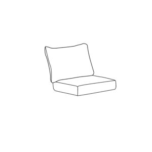 Mera Club Chair Cushion Set