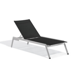 Eiland Armless Chaise Lounge -Black Seat