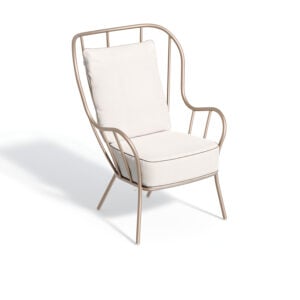 Malti High Back Club Chair -Bliss Linen Cushions