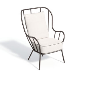Malti High Back Club Chair -Bliss Linen cushions