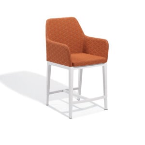 Oland Counter Chair -Canvas Rust Seat