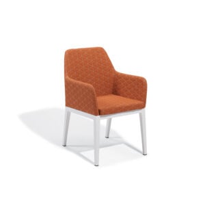 Oland Armchair -Canvas Rust Seat