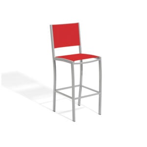 Travira Sling Bar Chair -Red Seat