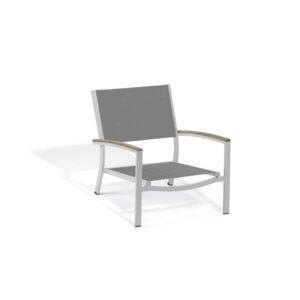 Travira Sling Beach Lounge Chair -Titanium Seat