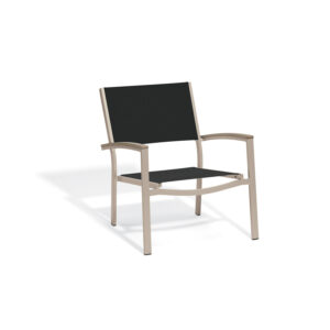 Travira Sling Lounge Chair -Black Seat