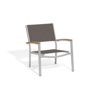 Travira Sling Lounge Chair -Cocoa Seat