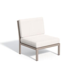 Travira Modular Side Chair Seat -Bliss Linen cushions