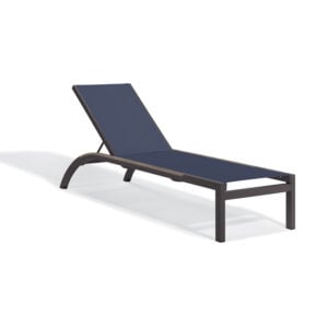 Argento Armless Chaise Lounge -Ink Pen Seat