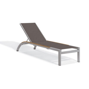 Argento Armless Chaise Lounge